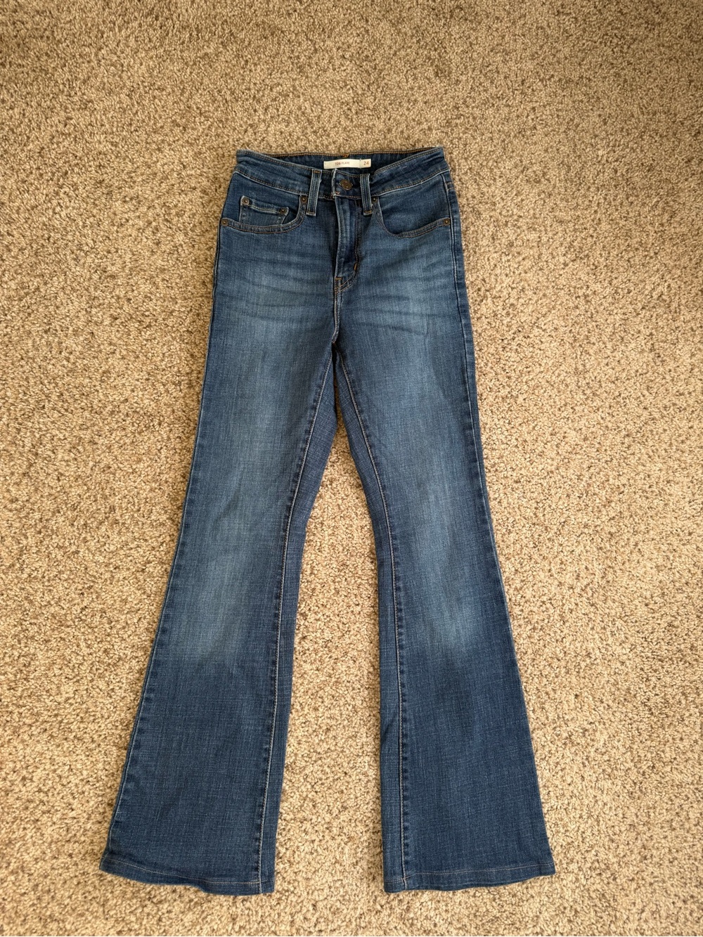 Levi's Women's Dark Blue Flare Jeans
